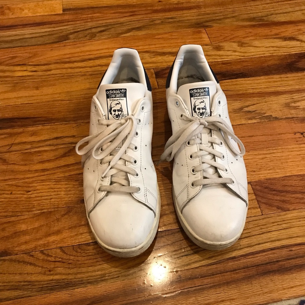 Adidas Stan Smith Originals white/navy (size 13)